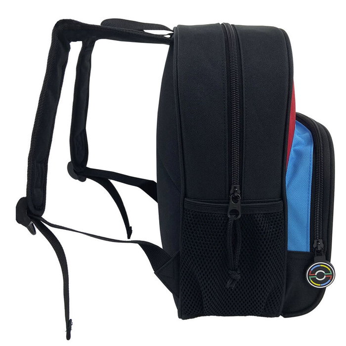 CYP BRANDS Mochila Pikachu Pokemon 30cm con Bolsillo Lateral de Malla y Compartimentos Separados