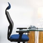 PIQUERAS Y CRESPO Silla de oficina Jorquera con mecanismo Sincro/Traslack, Marrón y Negro