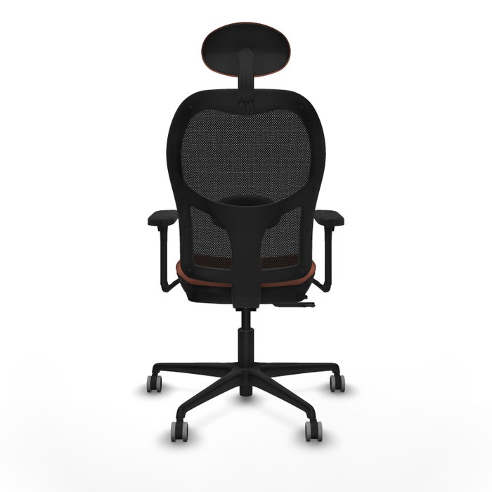 PIQUERAS Y CRESPO Silla de oficina Jorquera con mecanismo Sincro/Traslack, Marrón y Negro PIQUERAS Y CRESPO Silla de oficina Jorquera con mecanismo Sincro/Traslack, Marrón y Negro