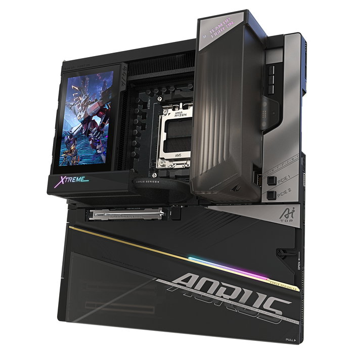 Gigabyte X870E AORUS XTREME X3D AI TOP Placa Base AMD AM5 DDR5 PCIe 5.0 M.2 Wi-Fi 7 LAN 10GbE USB 4 Compatible con AMD Ryzen 7000/8000/9000 Series Gigabyte X870E AORUS XTREME X3D AI TOP Placa Base AMD AM5 DDR5 PCIe 5.0 M.2 Wi-Fi 7 LAN 10GbE USB 4 Compatible con AMD Ryzen 7000/8000/9000 Series
