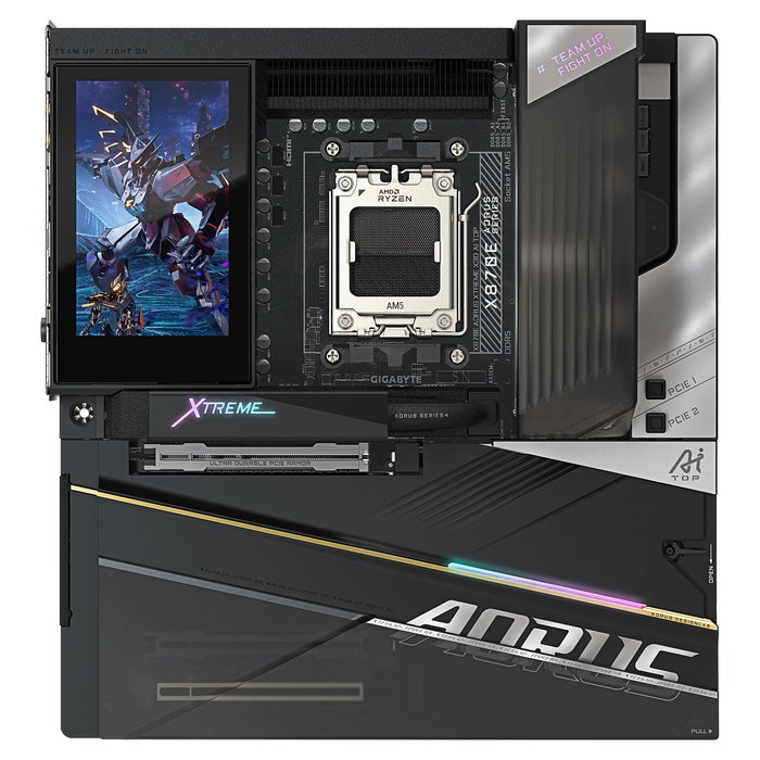 Gigabyte X870E AORUS XTREME X3D AI TOP Placa Base AMD AM5 DDR5 PCIe 5.0 M.2 Wi-Fi 7 LAN 10GbE USB 4 Compatible con AMD Ryzen 7000/8000/9000 Series Gigabyte X870E AORUS XTREME X3D AI TOP Placa Base AMD AM5 DDR5 PCIe 5.0 M.2 Wi-Fi 7 LAN 10GbE USB 4 Compatible con AMD Ryzen 7000/8000/9000 Series