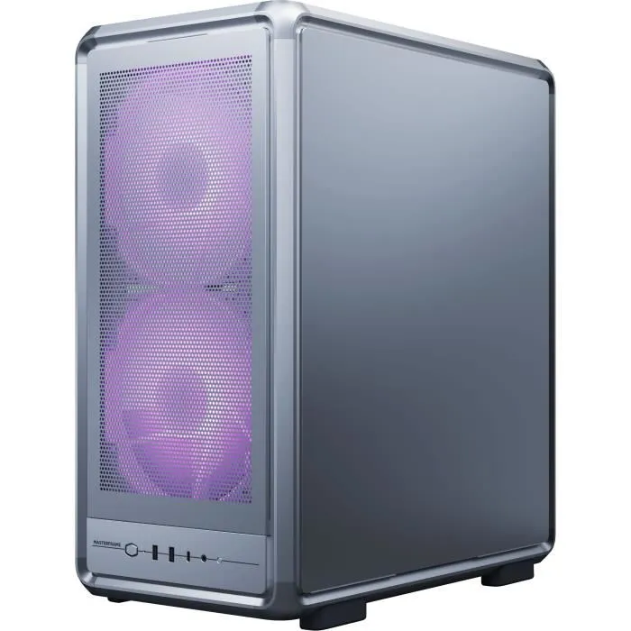 Cooler Master Caja PC Torre Media MasterFrame 500 Mesh Silver ARGB, MF500MSHNNS01