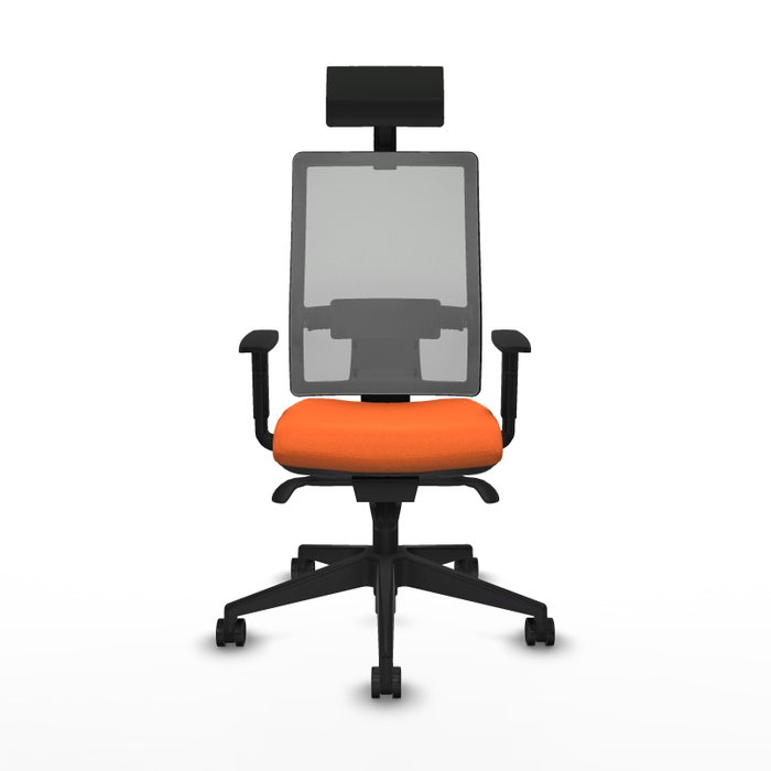 PIQUERAS Y CRESPO Silla de oficina Horna Naranja y Gris PIQUERAS Y CRESPO Silla de oficina Horna Naranja y Gris
