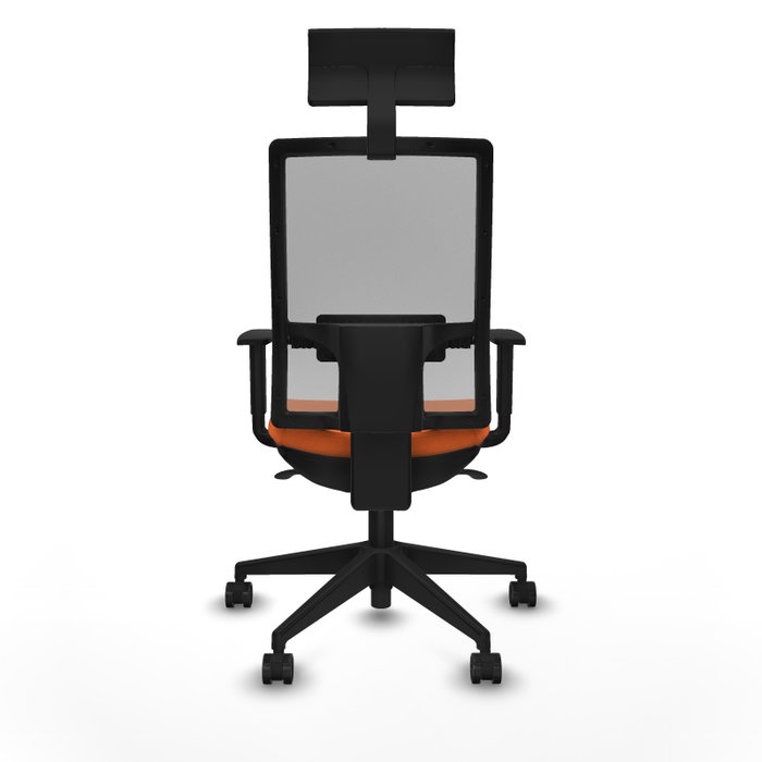 PIQUERAS Y CRESPO Silla de oficina Horna Naranja y Gris PIQUERAS Y CRESPO Silla de oficina Horna Naranja y Gris