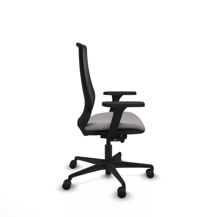 PIQUERAS Y CRESPO Silla de oficina Mardos con mecanismo Sincro/Traslack Gris y Negro