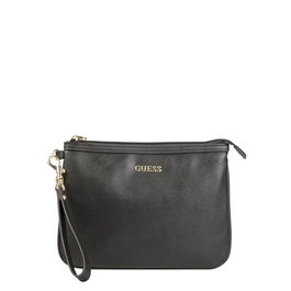 Vanille, Cuero sintético, Bolsa de tela, Artículos de aseo, Negro, Para mujeres, 25 x 19 x 2 cm