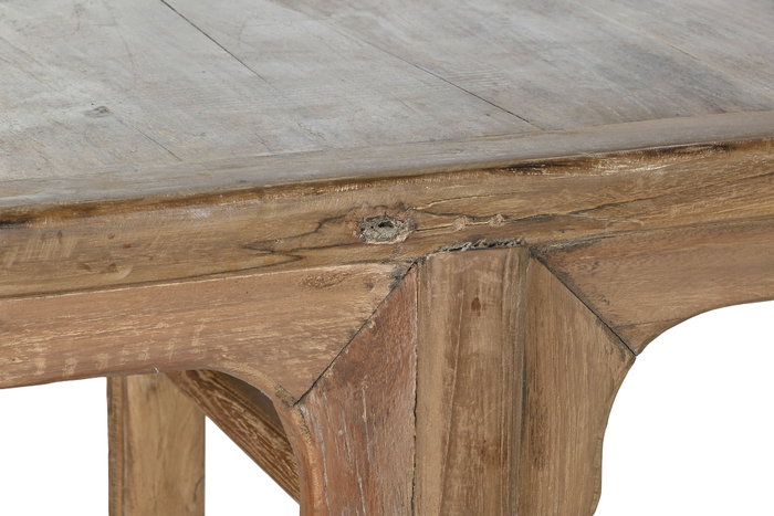 DKD Home Decor Consola Natural Marron Oscuro 194.5x50.5x82.5 cm Teca Reciclada Hecho a Mano DKD Home Decor Consola Natural Marron Oscuro 194.5x50.5x82.5 cm Teca Reciclada Hecho a Mano