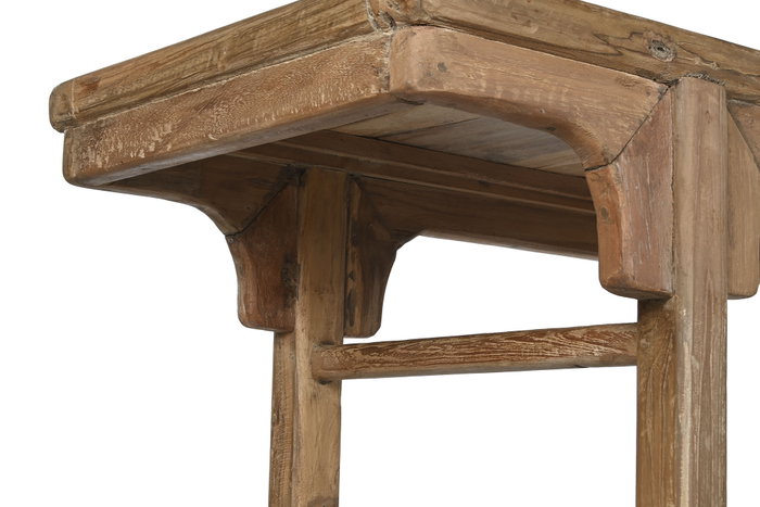 DKD Home Decor Consola Natural Marron Oscuro 194.5x50.5x82.5 cm Teca Reciclada Hecho a Mano DKD Home Decor Consola Natural Marron Oscuro 194.5x50.5x82.5 cm Teca Reciclada Hecho a Mano