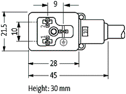 MURRELEKTRONIK Conector de Válvulas Versión B 3 PINs 10mm Hembra