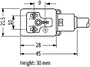 MURRELEKTRONIK Conector de Válvulas Versión B 3 PINs 10mm Hembra
