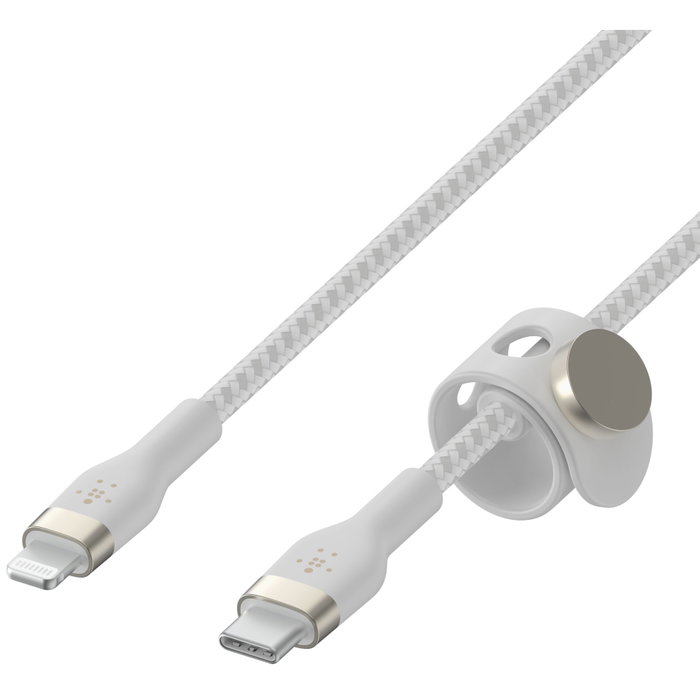 Belkin BOOST CHARGE PRO Flex Cable USB-C a Lightning 1 m Blanco