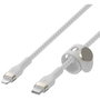 Belkin BOOST CHARGE PRO Flex Cable USB-C a Lightning 1 m Blanco