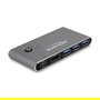 Delock Conmutador KVM Switch DisplayPort 8K Ultra HD 7680x4320 30 Hz, USB 5 Gbps, 3 Puertos DP, Carcasa Metal Antracita