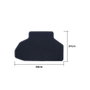 OCC Design Alfombrillas a Medida para BMW X6 F16 (2014-2019) - 5 Piezas con Logotipo, Modelo OCCBW0042LOG