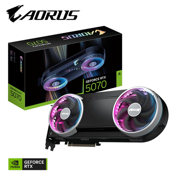 Gigabyte RTX 5070 Aorus Infinity 12GB GDDR7 Gigabyte RTX 5070 Aorus Infinity 12GB GDDR7
