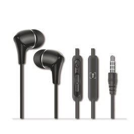 SAMI Auricular Sami TV Negro con Silicona y Cable de 5m