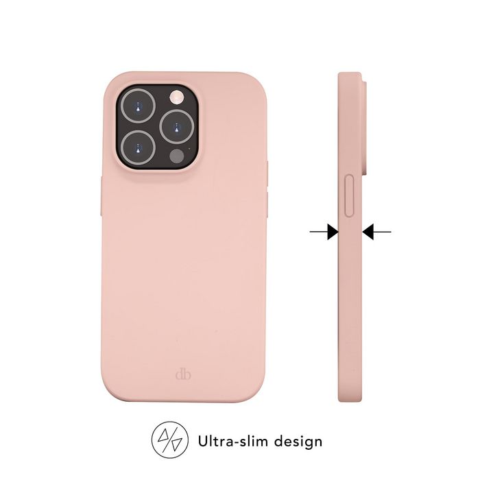 dbramante1928 Monaco Funda para iPhone 14 Pro, Pink sand