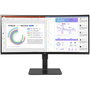 LG 34BQ77QB-B Monitor UltraWide IPS 34 pulgadas UWQHD (3440x1440) 5ms 2xHDMI DisplayPort USB-C VESA Altavoces