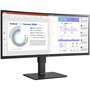 LG 34BQ77QB-B Monitor UltraWide IPS 34 pulgadas UWQHD (3440x1440) 5ms 2xHDMI DisplayPort USB-C VESA Altavoces
