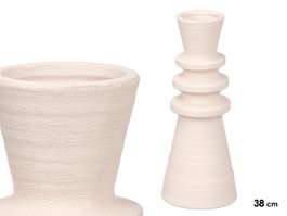 GIFTDECOR Jarrón Sahara Moderno Blanco