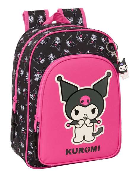Safta Mochila Kuromi Infantil Adaptable a Carro 26x34x11 cm Safta Mochila Kuromi Infantil Adaptable a Carro 26x34x11 cm