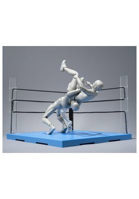 Act Ring (Neutral Corner) & Folding Chair Set For S.H Figuarts Tamashii Stage