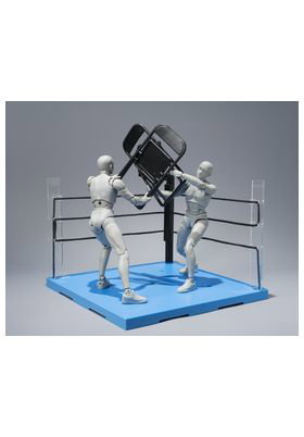 Act Ring (Neutral Corner) & Folding Chair Set For S.H Figuarts Tamashii Stage