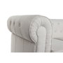 DKD Home Decor Sofá de Poliéster y Madera en Crema