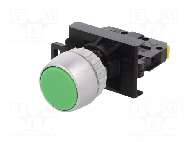 SPAMEL Interruptor de presión verde 22mm NA SPAMEL Interruptor de presión verde 22mm NA