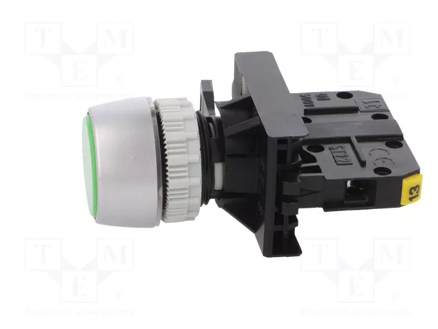 SPAMEL Interruptor de presión verde 22mm NA SPAMEL Interruptor de presión verde 22mm NA