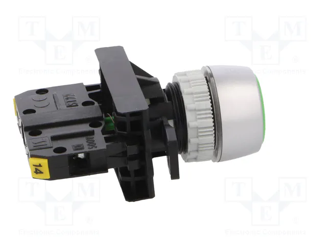 SPAMEL Interruptor de presión verde 22mm NA SPAMEL Interruptor de presión verde 22mm NA