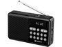 Sandberg Altavoz Radio FM + Bluetooth Recargable, Reproductor MP3 desde USB/TF, Batería Integrada, Compacto y Ligero
