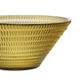 Ixia Bowl Amarillo Cristal Decoración 14 x 14 x 6 cm (Pack de 4)