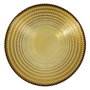 Ixia Bowl Amarillo Cristal Decoración 14 x 14 x 6 cm (Pack de 4)