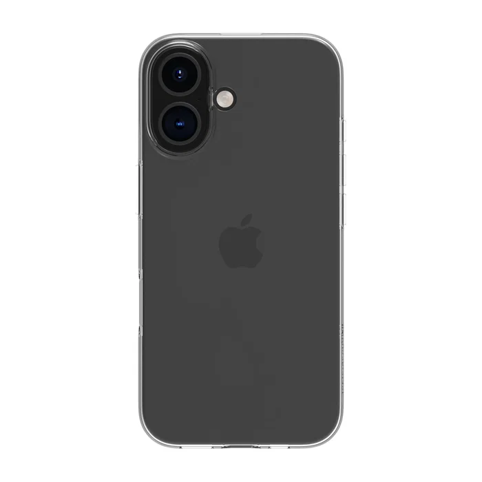 Dbramante1928 Nuuk funda para iPhone 16, 15.5 cm (6.1") transparente resistente a impactos y rayones, 100% plástico reciclado