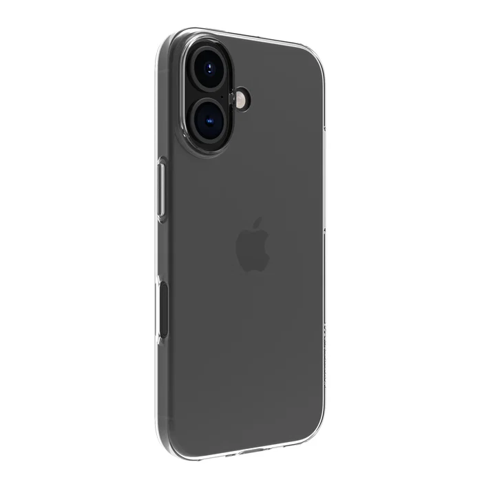 Dbramante1928 Nuuk funda para iPhone 16, 15.5 cm (6.1") transparente resistente a impactos y rayones, 100% plástico reciclado