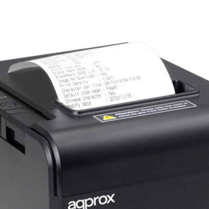 Approx Impresora de Tickets appPOS80AM Térmica 80mm USB-RS232 Negra