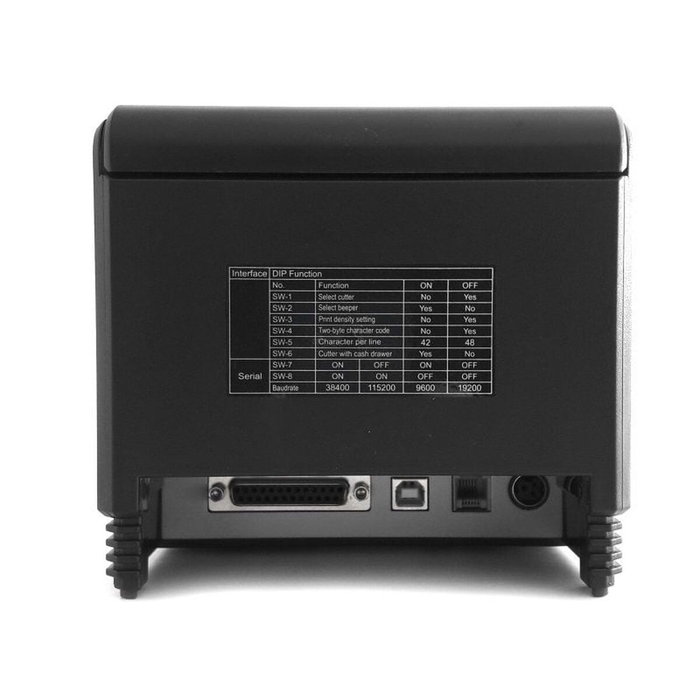 Approx Impresora de Tickets appPOS80AM Térmica 80mm USB-RS232 Negra