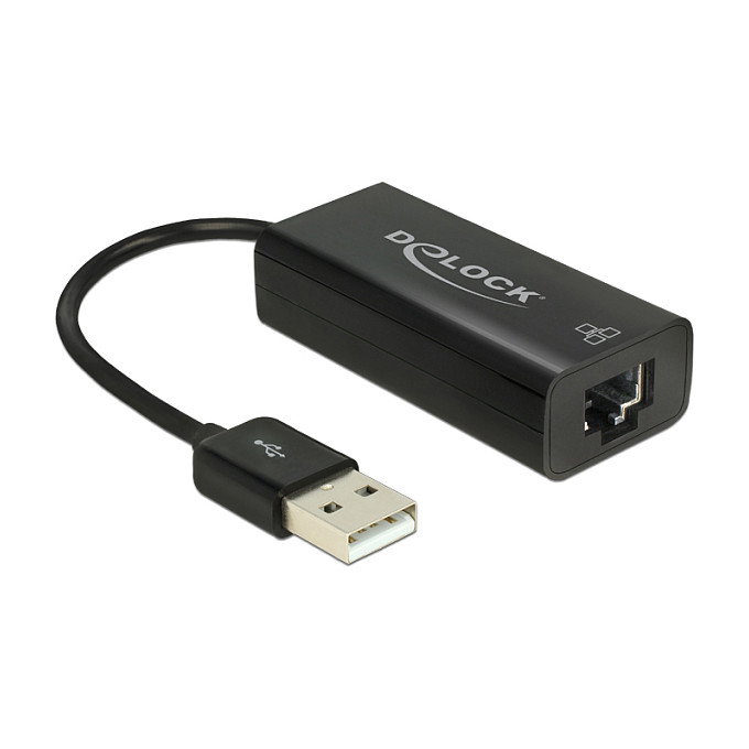 DeLOCK Adaptador de Red USB 2.0 a Ethernet RJ45 10/100 Mbps Plug & Play, Referencia 62595, Tipo-A DeLOCK Adaptador de Red USB 2.0 a Ethernet RJ45 10/100 Mbps Plug & Play, Referencia 62595, Tipo-A