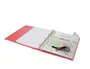 Antartik Carpeta con recambio A4 foam 4 anillas 35mm coral