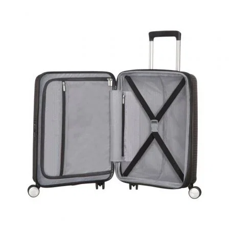 American Tourister Maleta de Cabina Spinner 88472-1027 55cm 55x40x20cm 4 Ruedas Expandible Negra American Tourister Maleta de Cabina Spinner 88472-1027 55cm 55x40x20cm 4 Ruedas Expandible Negra