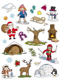 Gomets Apli Tematicos Bolsa 3H Removibles Invierno 69 Uds. (11617) (Set de 5)