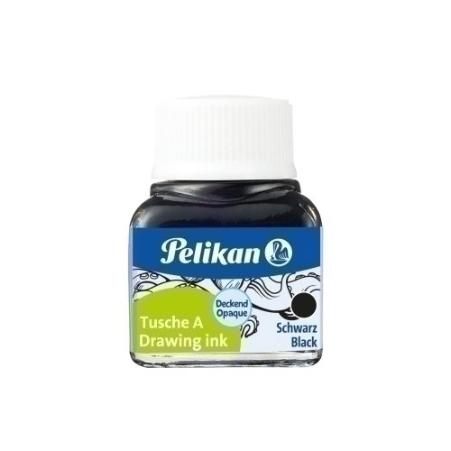 Pelikan Tinta China 523 Negro 10ml