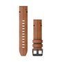 Garmin QuickFit 22mm Correa de Cuero Marrón para fēnix 6 y fēnix 6 Pro/Sapphire