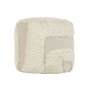 DKD Home Decor Reposapiés de Lana y Madera Crudo