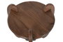 DKD Home Decor Mesita Auxiliar Mango Marrón Abstracto