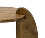 DKD Home Decor Mesita Auxiliar Mango Marrón Abstracto