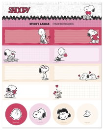 ERIK Blíster de Etiquetas Adhesivas Snoopy Love Season
