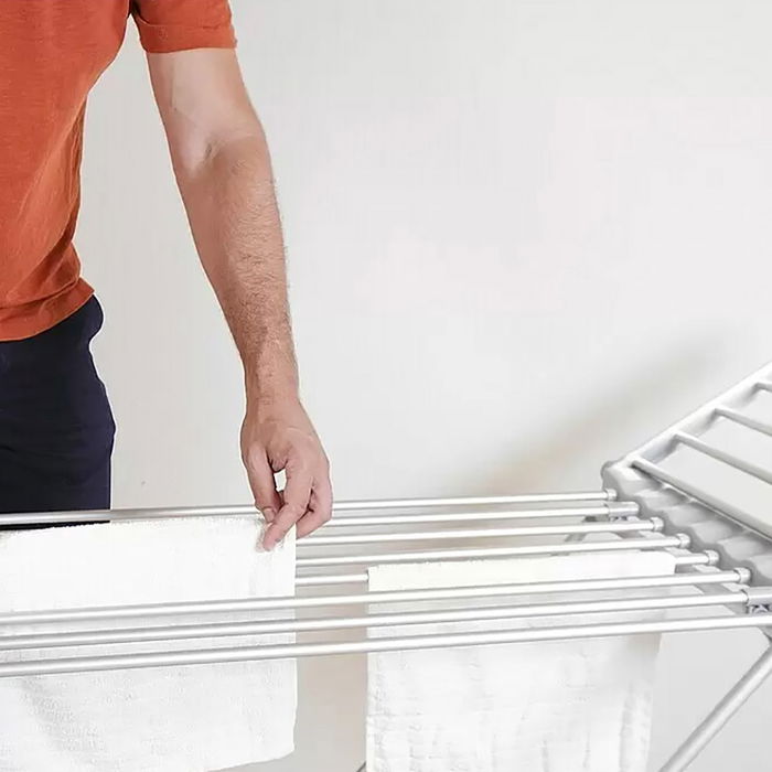 Fulmo Tendedero Eléctrico Plegable 230W Tendido 15m 18 Raíles