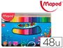 Maped Lápices de Colores Triangulares Color Peps Caja Metálica 48 Unidades Mina 2.9mm
